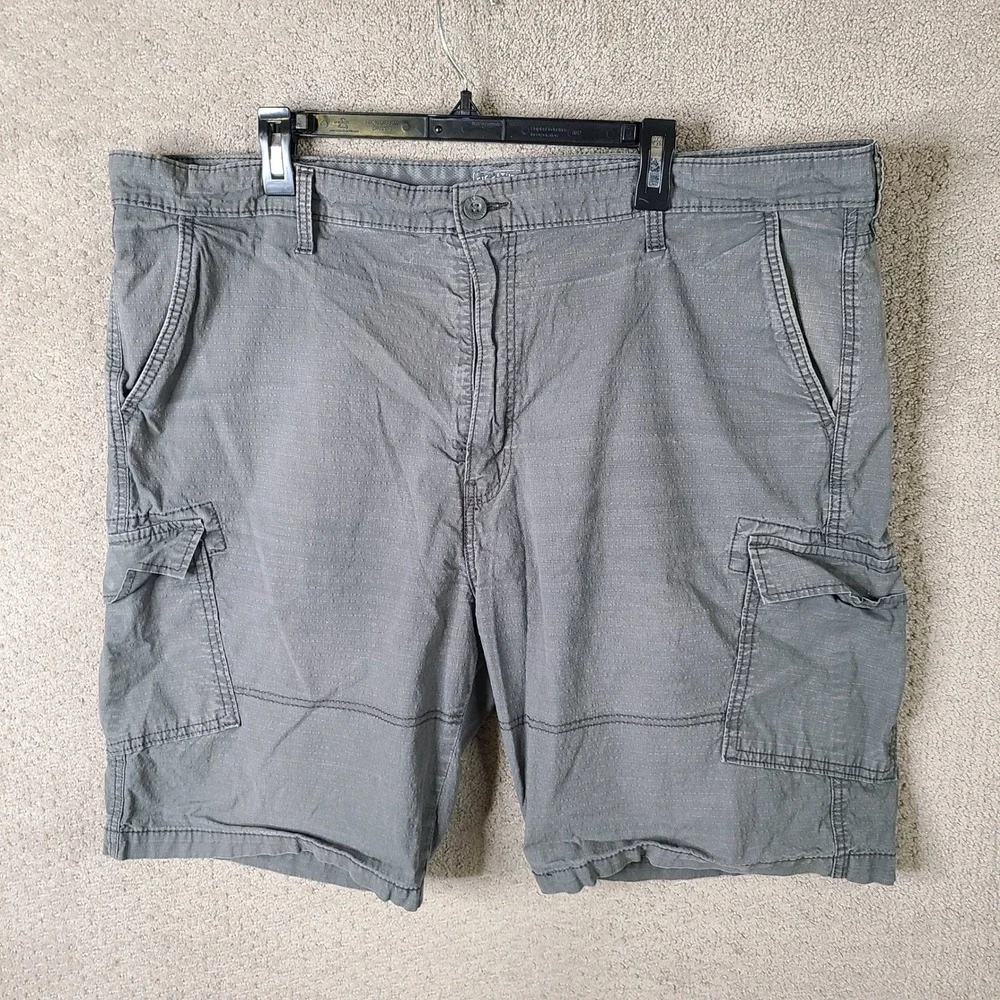 Levis Shorts Mens 44 Gray‎ Cargo Ripstop Signature Gold Cotton Blend Casual